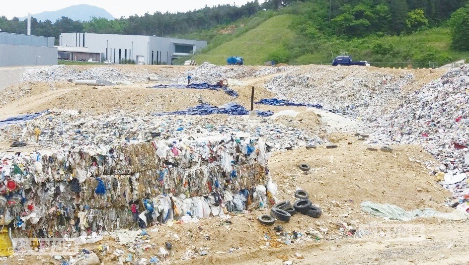 자원순환센터 쓰레기 매립장. ⓒ순천광장신문